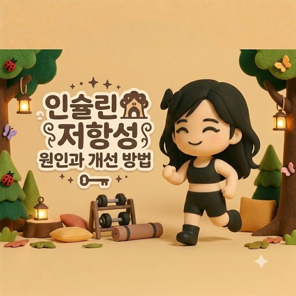 인슐린 저항성이란? 원인과 개선 방법 (+마운자로 원리?)